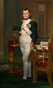 Jacques-Louis David (1748–1825), The Emperor Napoleon in His Study at the Tuileries, oil on canvas, 204x125 cm, 1812; source: National Gallery of Art, Samuel H. Cress Collection, http://www.nga.gov/fcgi-bin/tinfo_f?object=46114.