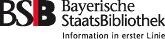 Logo Bayerische Staatsbibliothek IMG