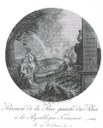 Harter, Samuel / Müller, Nikolaus (1770–1851):  Réunion de la Rive gauche du Rhin à la Republique Francaise le 18 Ventôse An 9, Kupferstich, nach 1801; Bildquelle: Wikimedia Commons, http://de.wikipedia.org/wiki/Datei:Reunion1792.jpg. Creative Commons Attribution ShareAlike 3.0 Germany.