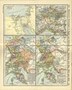 William Shepherd: Napoleon's Campaigns in Egypt and Northern Italy. Germany and Italy, 1803 and 1806. Aus: William Shepherd, Historical Atlas. New York: Henry Holt and Company, 1911. Quelle: http://www.lib.utexas.edu/maps/historical/shepherd_1911/shepherd-c-150-151.jpg. Courtesy of the University of Texas Libraries, The University of Texas at Austin. Public Domain.