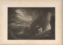 The Paradise Lost of John Milton with Illustrations by John Martin, Mezzotinto, 39,3 cm x 30,7 cm x 6,2 cm, 1846, Künstler: John Martin; Bildquelle: Metropolitan Museum of Art, https://www.metmuseum.org/art/collection/search/334091?&searchField=All&sortBy=Relevance&ft=paradise+lost&offset=0&rpp=20&amp;pos=3, lizensiert unter Creative Commons Lizenz CC0 1.0 Universal (CC0 1.0). 