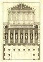 Künstler: Andrea Palladio, Bildquelle: Palladio, Andrea: I quattro libri dell'architettura, Venedig 1570, vol. 2, S. 40, Exemplar der Niedersächsischen Staats- und Universitätsbibliothek Göttingen, Signatur 4 M ARCH I, 1293 RARA.