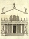 Künstler: Andrea Palladio, Bildquelle: Palladio, Andrea: I quattro libri dell'architettura, Venedig 1570, vol. 4, S. 35, Exemplar der Niedersächsischen Staats- und Universitätsbibliothek Göttingen, Signatur 4 M ARCH I, 1293 RARA. 