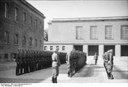 "Berlin, Kaserne der LSSAH, Waffen-SS beim Appell", Schwarz-Weiß-Photographie, Germany 1939, Photograph: Wisniewski; source: Deutsches Bundesarchiv (German Federal Archive), Bild 101III-Wisniewski-005-21A, http://commons.wikimedia.org/wiki/File:Bundesarchiv_Bild_101III-Wisniewski-005-21A,_Berlin,_Kaserne_der_LSSAH,_Waffen-SS_beim_Appell.jpg.Creative Commons Attribution-Share Alike 3.0 Germany