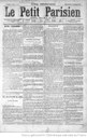 Le Petit Parisien, Nr. 1 vom 15.10.1876, Titelseite, Digitalisat Gallica, http://gallica.bnf.fr/ark:/12148/bpt6k4701015.image.f1.langFR