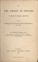 Charles Darwin, On the Origin of Species, frontpage, source: Wikimedia commons, https://commons.wikimedia.org/wiki/File:Origin_of_Species_title_page.jpg. Public Domain.