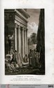 Louis François Cassas: Le Tombeau d'Absalom. Costume sous lequel l'artiste a pu en prendre à loisir les mesures (Das Grab des Absalom. Das Kostüm, in dem der Künstler die Maße nehmen konnte). Gestochen von Miger. Bildquelle: Louis François Cassas: Voyage pittoresque de la Syrie, de la Phoenicie, de la Palaestine et de la Basse Aegypte: ouvrage divisé en trois volumes contenant environ trois cent trente planches, 1799/1800, Bd. 3, Tafel 30. Digitalisat: Universitätsbibliothek Heidelberg, http://digi.ub.uni-heidelberg.de/diglit/cassas1800bd3. Creative Commons-Lizenz CC-BY-SA 3.0 DE