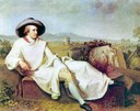 Johann Wolfgang Goethe in der Campagna 1787 IMG