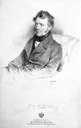 Josef Kriehuber (1800–1876), Porträt Franz Grillparzer, photographische Reproduktion einer Lithographie, Wien, 1841, Photograph: Peter Geymayer; Bildquelle: Privatbesitz, wikimedia commons, http://commons.wikimedia.org/wiki/File:Grillparzer.jpg.