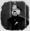 Portrait von Sultan Mahmud II. (ca. 1785–1839), 1902, unbekannter Künstler; Bildquelle: Helmolt, H.F. (Hg): History of the World, New York 1902. Digitalisat: The University of Texas at Austin, http://www.lib.utexas.edu/exhibits/portraits/index.php?img=248.