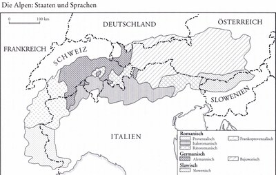 Sprachgruppen im Alpenraum IMG Sprachgruppen im Alpenraum IMG