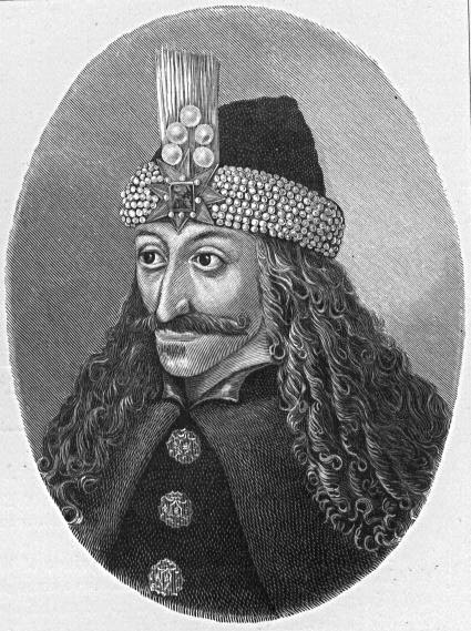 Portrait of Vlad Ţepeş (c. 1431–1476), Wood engraving, 15th century, unknown artist; source: University of Texas Libraries, The University of Texas at Austin, http://lib.utexas.edu/exhibits/portraits/index.php?img=382.