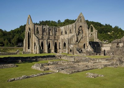 Tintern Abbey and Courtyard