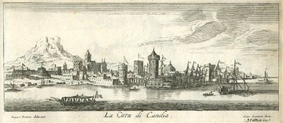 Jan Peeters, Insula di Candia del Mare Mediteranea / La Citta di Candia, ca. 1665 IMG