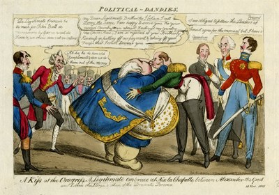 "A Kiss at the Congress" 1818 IMG