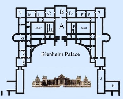 Enfilade Blenheim Palace IMG