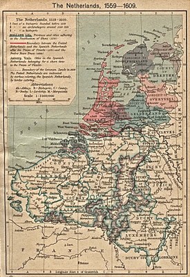 Karte der Niederlande (1559–1609) IMG