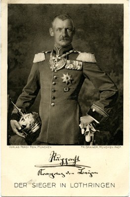 Feldpostkarte "Rupprecht – Kronprinz von Bayern"