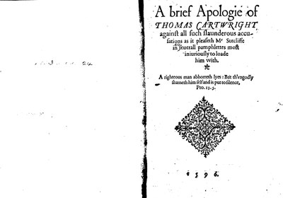 Cartwright, A brief apologie IMG