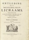 Titlepage of Govert Bidloo's "Ontleding Des Menschelyken Lichaams" IMG