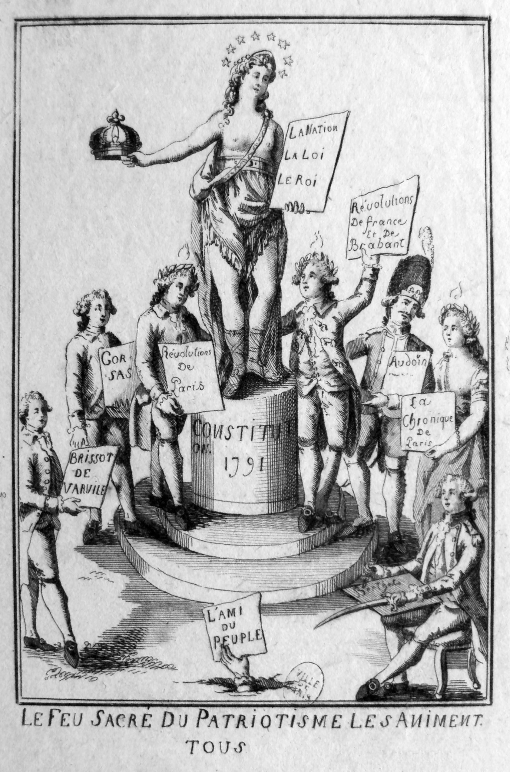 "Das heilige Feuer des Patriotismus" 1791 IMG