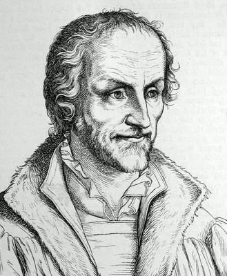 Philipp Melanchthon (1497-1560), Scan aus dem Buch „Zweihundert deutsche Männer in Bildnissen und Lebensbeschreibungen“, herausgegeben von Ludwig Bechstein, Leipzig 1854, Bildquelle: http://commons.wikimedia.org/wiki/File:Philipp_melanchton.jpg