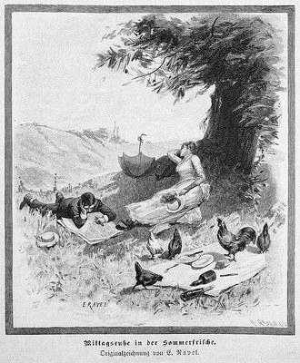 Mittagsruhe in der Sommerfrische 1887 IMG