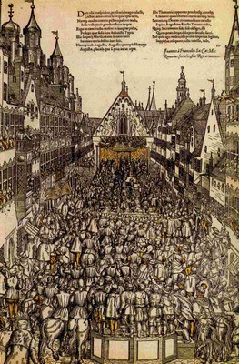 Die Belehnung Augusts von Sachsen am Reichstag 1566