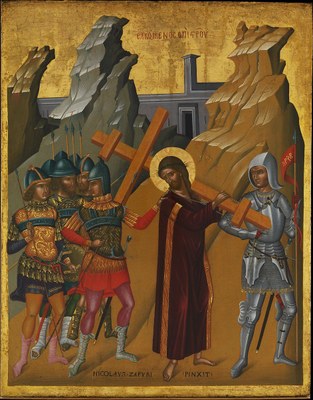 Nicolaos Tzafouris, Christ Bearing the Cross