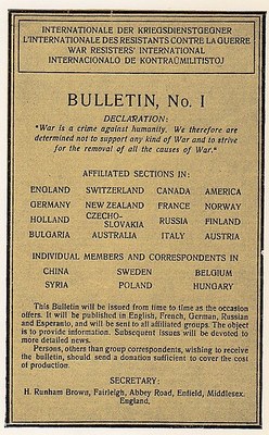 The War Resisters’ International journal 1923 IMG