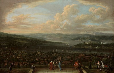 Jean-Baptiste Vanmour (1671–1737), View of Istanbul from the Dutch Embassy at Pera, ca. 1720–1737 IMG