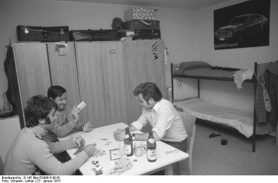 Italienische Gastarbeiter in Deutschland 1973 IMG