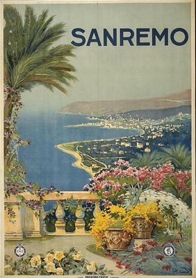 Werbeplakat für San Remo um 1920 IMG