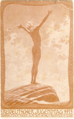 Festpostkarte "Lichtgebet" 1913 IMG