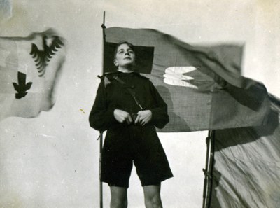 Mitglied der dj.1.11. in "Juja", Schwarz-weiß-Photographie, 1932, unbekannter Photograph; Bildquelle: Mit freundlicher Genehmigung des Fotoarchivs des Mindener Kreises e.V.