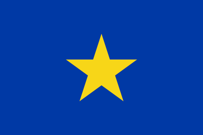 Fahne der Association internationale du Congo IMG