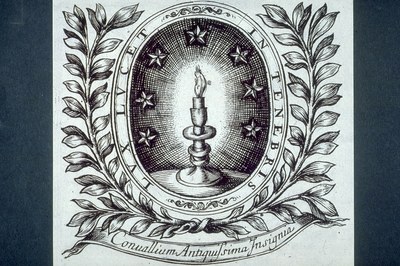 Das Wappen der Waldenser, Kupferstich aus: Jean Léger: Histoire générale des églises évangéliques des Vallées de Piemont; ou vaudoises, Leiden 1669. Bildquelle: Mit freundlicher Genehmigung des Henri-Arnaud-Hauses Ötisheim-Schönenberg.