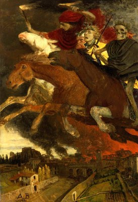 Arnold Böcklin (1827–1901), Der Krieg, 1896 Arnold Böcklin (1827–1901), Der Krieg, 1896