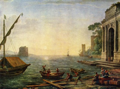 Claude Lorrain Seehafen IMG Claude Lorrain Seehafen IMG