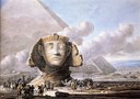 Vue de la tête colossale du Sphinx II IMG