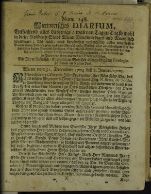 Wienerisches Diarium 1704 IMG
