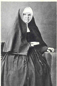 Portrait von Katharina Kasper (1820–1898), Schwarz-Weiß-Photographie, unbekannter Photograph; Bildquelle: Mit freundlicher Genehmigung der Armen Dienstmägde Jesu Christi, http://www.dernbacher.de/maria-katharina-kasper.html. 