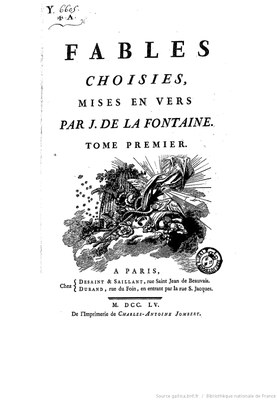 Jean de la Fontaine, Fables choisies, 1755–1759
