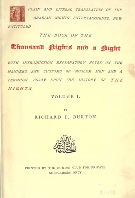 Richard Francis Burton (1821–1890), Arabian Nights 1884