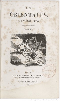 Victor Hugo (1802–1885), Les Orientales 1829