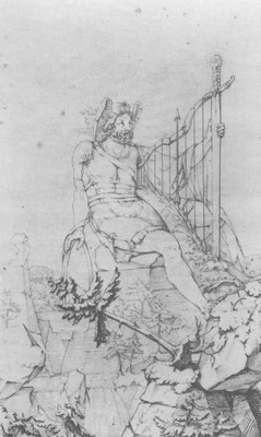 Philipp Otto Runge (1777–1810): Ossian, 1805, 39.8 × 24 cm, pen and ink / pencil, source: http://www.zeno.org - Contumax GmbH & Co. KG. http://www.zeno.org/Kunstwerke/B/Runge,+Philipp+Otto%3A+Ossian. Public Domain. 