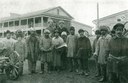 Bauern bei der Ablieferung von Naturalsteuern um 1926 IMG