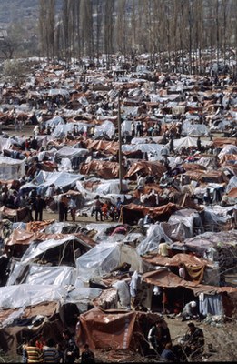 Kosovo Flüchtlingscamp 1999 IMG