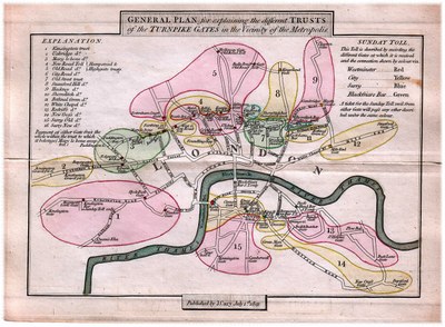 Turnpike Tollgates in London 1801 IMG