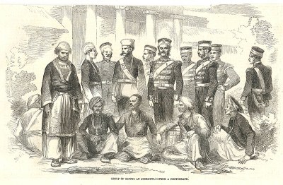 Group of sepoys at Lucknow